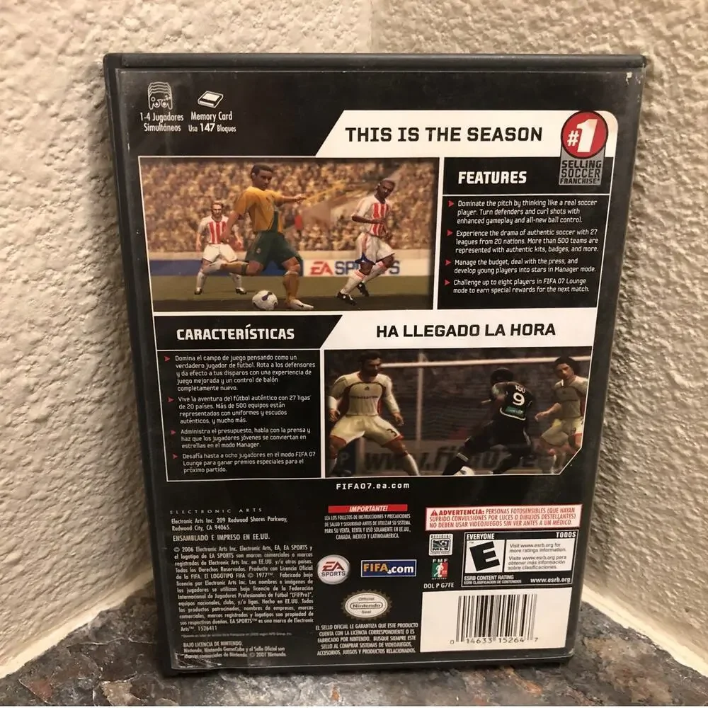 Game - FIFA 07 Soccer [Mexico Territory Ver.] - Gamecube - Nintendo